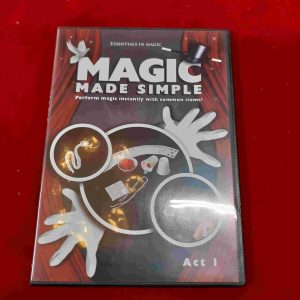תקליטור DVD  מקצועי ללימוד  קסמים עם אביזרים שכיחים 2