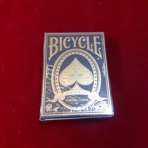 חפיסת BICYCLE MAJESTIC  גב  שחור זהב